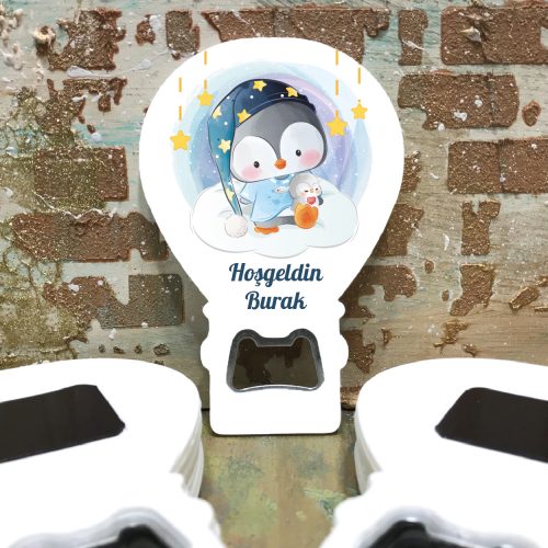Balon Açacaklı Magnet 183 - Penguen Tasarım Balon Açacaklı Magnet 183 - Penguen Tasarım - Otuz9 Reklam
