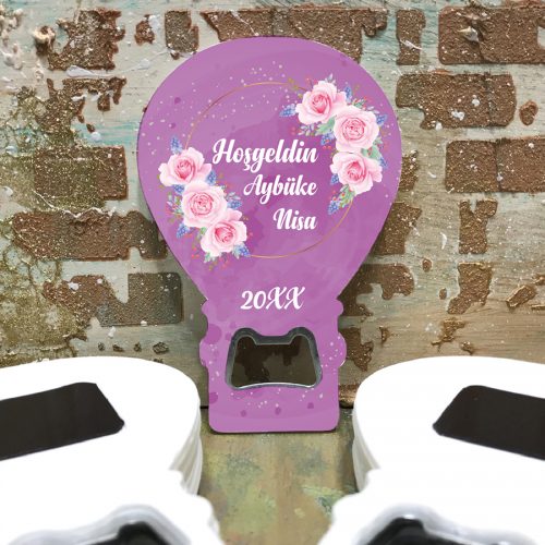 Balon Açacaklı Magnet 217 - Çiçekli Tasarım Balon Açacaklı Magnet 217 - Çiçekli Tasarım - Otuz9 Reklam