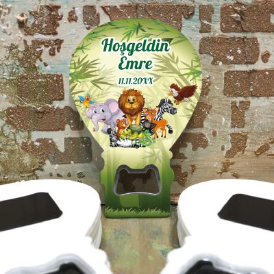 Balon Açacaklı Magnet 237 - Safari Hediyelik Magnet