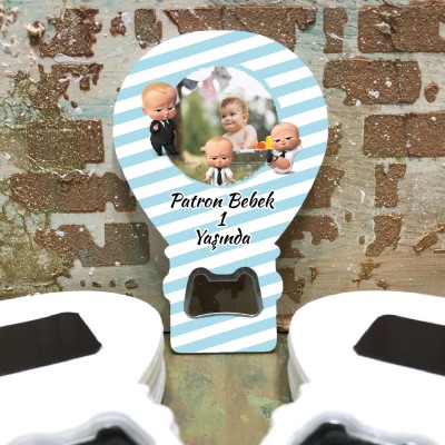 Balon Açacaklı Magnet 239 - Patron Bebek Hediyelik Magnet