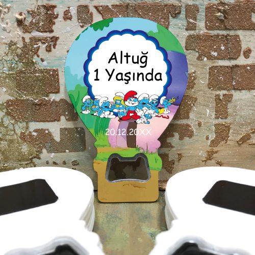 Balon Açacaklı Magnet 251 - Şirinler Hediyelik Magnet Balon Açacaklı Magnet 251 - Şirinler Hediyelik Magnet - Otuz9 Reklam