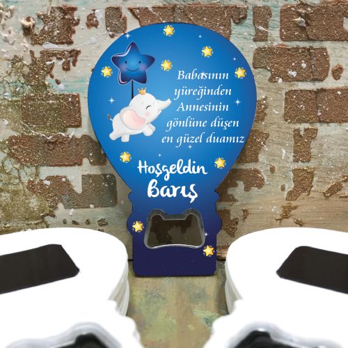 Balon Açacaklı Magnet 259 - Sevimli Fil Tasarım Balon Açacaklı Magnet 259 - Sevimli Fil Tasarım - Otuz9 Reklam