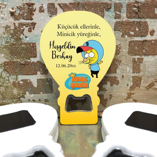 Balon Açacaklı Magnet 269 - Kral Şakir Hediyelik Magnet Balon Açacaklı Magnet 269 - Kral Şakir Hediyelik Magnet - Otuz9 Reklam