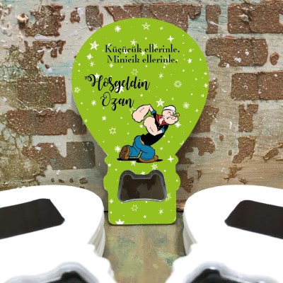 Balon Açacaklı Magnet 278 - Temel Reis Hediyelik Magnet