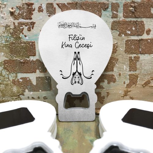 Balon Açacaklı Magnet 0302 - Bekarlığa Veda Kına Gecesi Hatırası Hediyelik - Otuz9 Reklam