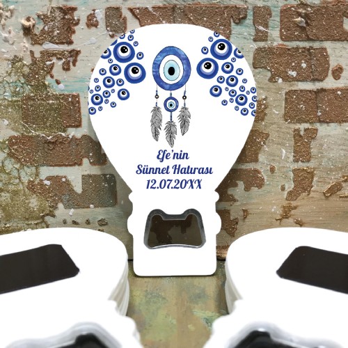 Balon Açacaklı Magnet 332 - Nazar Boncuğu Hediyelik Magnet - Yaren Davetiye