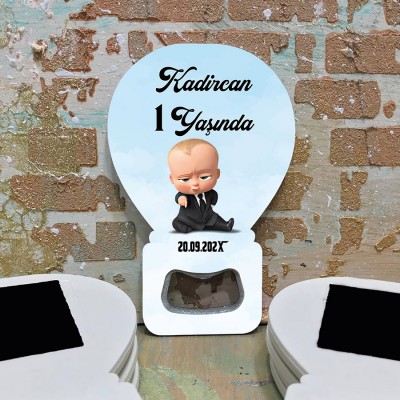 Balon Açacaklı Magnet 345 - Patron Bebek Hediyelik Magnet