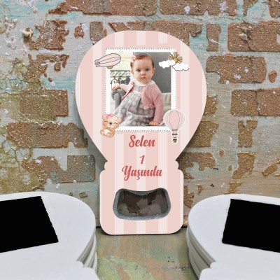 Balon Açacaklı Magnet 351 - Fotoğraflı Hediyelik Magnet