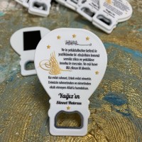 Balon Açacaklı Magnet 358 - Gold Osmanlı Tuğralı Sünnet Tasarımı