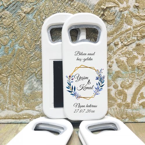 Dikdörtgen Açacaklı Magnet 01000 - Mavi Çiçekli Nişan, Söz, Nikah Hediyelik Magnet Dikdörtgen Açacaklı Magnet 01000 - Mavi Çiçekli Nişan, Söz, Nikah Hediyelik Magnet - Otuz9 Reklam