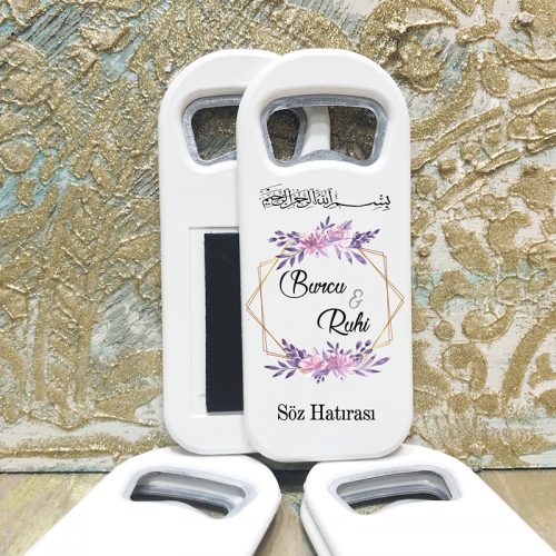 Dikdörtgen Açacaklı Magnet 01002 - Mor Çiçekli Nişan, Söz, Nikah Hediyelik Magnet Dikdörtgen Açacaklı Magnet 01002 - Mor Çiçekli Nişan, Söz, Nikah Hediyelik Magnet - Otuz9 Reklam