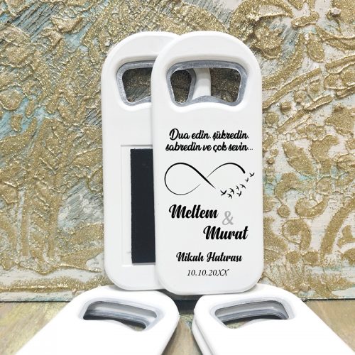 Dikdörtgen Açacaklı Magnet 01012 - Sonsuzluk İşareti Hediyelik Magnet - Otuz9 Reklam