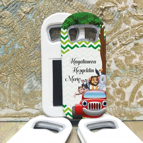 Dikdörtgen Açacaklı Magnet 1077 - Safari Hediyelik Magnet - Otuz9 Reklam