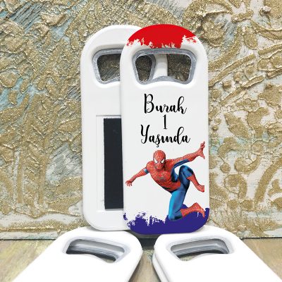 Dikdörtgen Açacaklı Magnet 1097 - Örümcek Adam Hediyelik Magnet