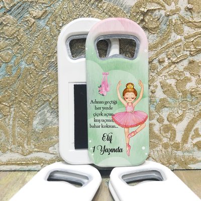 Dikdörtgen Açacaklı Magnet 1101 - Balerin Hediyelik Magnet