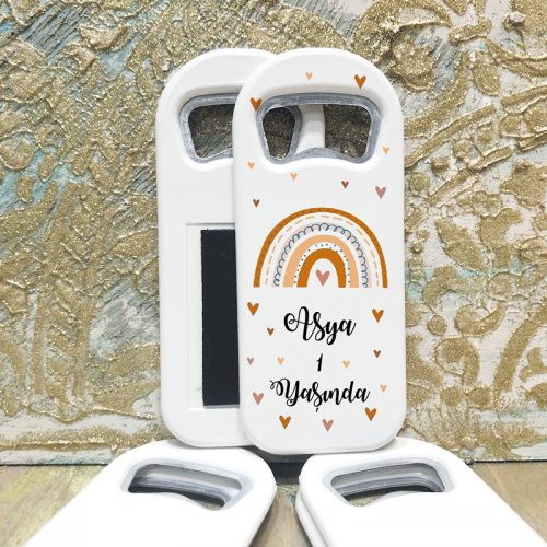 Dikdörtgen Açacaklı Magnet 1137 - Gökkuşağı  Hediyelik Magnet - Otuz9 Reklam