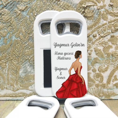 Kına Kızı Hediyelik Magnet - Yaren Davetiye