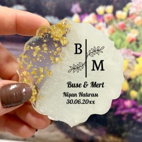Epoksi Magnet 5031 - Söz Nişan, Düğün Hediyelik Magnet