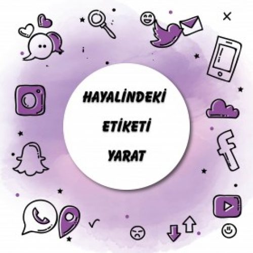 Sticker Tasarımı Yap Etiket Tasarla - Yaren Davetiye