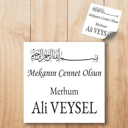 Hediyelik Etiket - Otuz9 Reklam