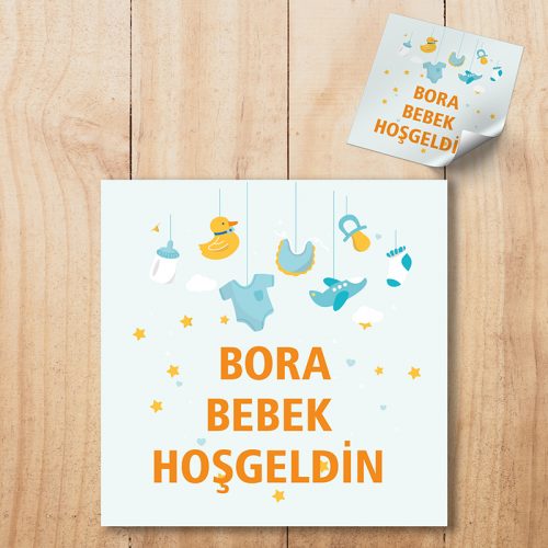 Madlen Çikolata Sargı Etiketi Hediyelik Etiket - Yaren Davetiye