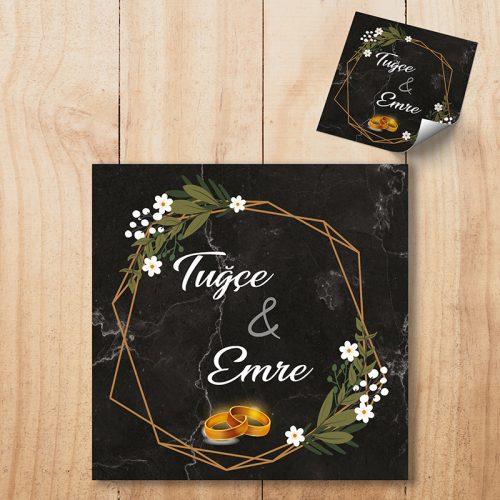 Hediyelik Etiket - Yaren Davetiye