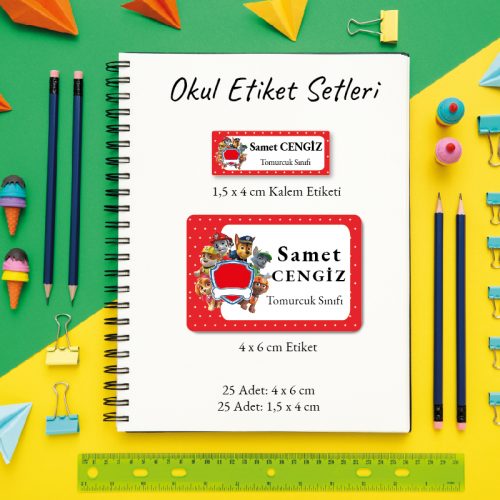 Okul Sticker Öğrenci etiketi - Otuz9 Reklam