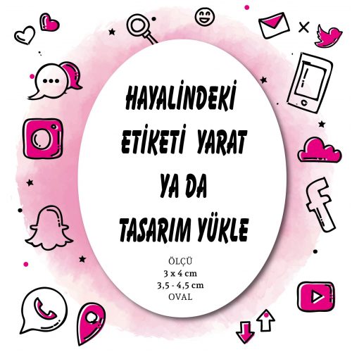 Sticker Tasarımı Yap Etiket Tasarla - Yaren Davetiye