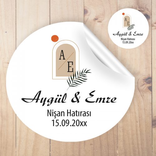Madlen Çikolata Etiketi Hediyelik Etiket - Yaren Davetiye