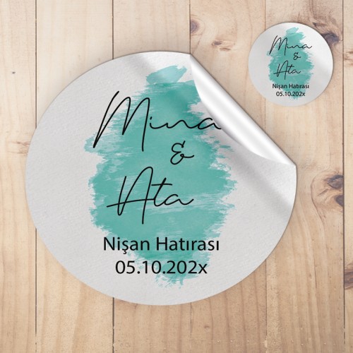 Madlen Çikolata Etiketi Hediyelik Etiket - Yaren Davetiye