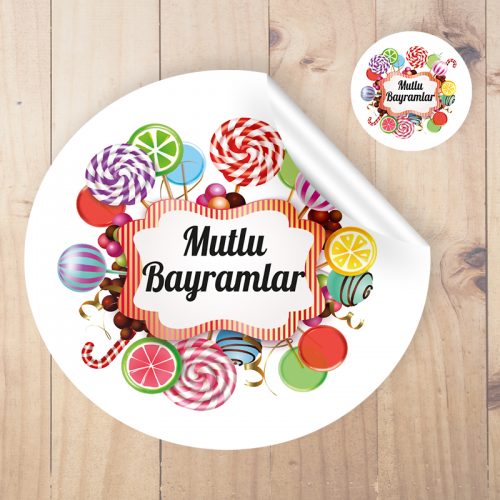 Ramazan Bayramı Etiketi Bayram Hediyelik Etiket - Otuz9 Reklam