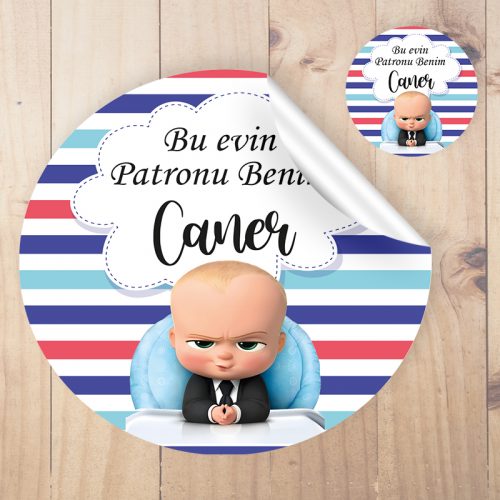 etiket 189 Yuvarlak Etiket 189 - Patron Bebek Hediyelik Etiket - Otuz9 Reklam