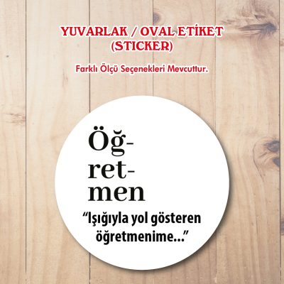 Çikolata Etiketi