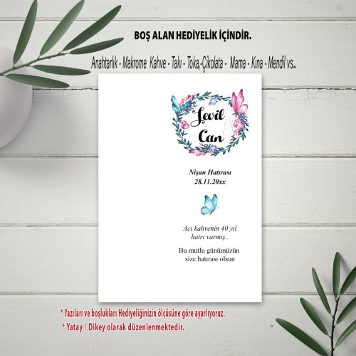 Hediyelik Kartı - Yaren Davetiye