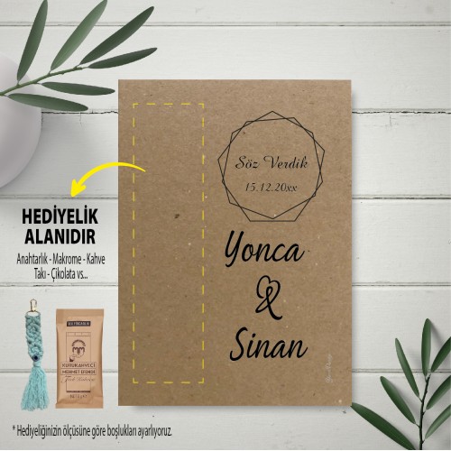 Hediyelik Kartı - Yaren Davetiye