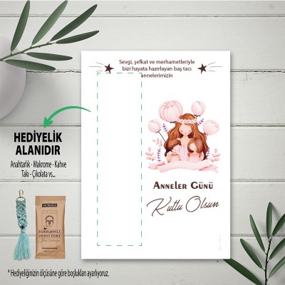 Hediyelik Kartı 0167 - Anneler Günü Temalı Kartlar