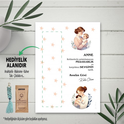 Anneler Günü Hediyelik Kartı - Yaren Davetiye