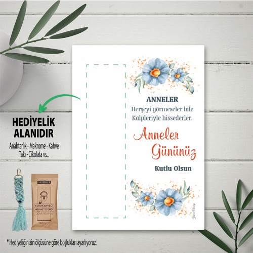Anneler Günü Hediyelik Kartı - Yaren Davetiye