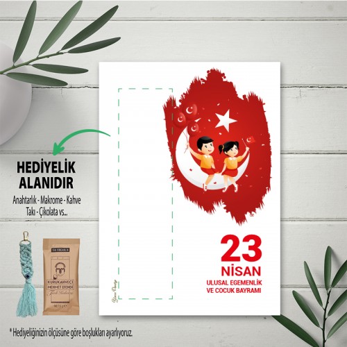 23 Nisan Hediyelik Kartı - Yaren Davetiye