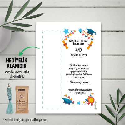 Hediyelik Kartı 0180 - Mezuniyet Hatırası Hediyelik Kartı