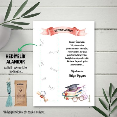 Hediyelik Kartı 0182 - Mezuniyet Hatırası Hediyelik Kartı