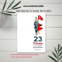 Anneler Günü Anahtarlık Kartı 23 Nisan Ulusal Egemenlik ve Çocuk Bayramı