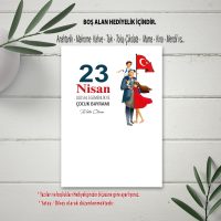 Anneler Günü Anahtarlık Kartı 23 Nisan Ulusal Egemenlik ve Çocuk Bayramı