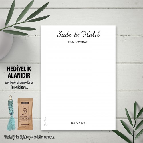 Hediyelik Kartı - Yaren Davetiye