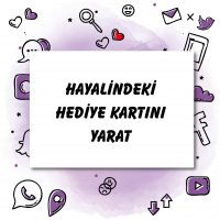 01 - Hediye Kartı Tasarla - Yatay ( 15,8 x 11,3 cm )