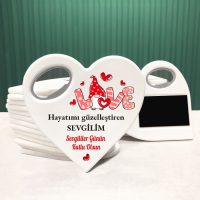 Kişiye Özel Kalp Açacaklı Magnet