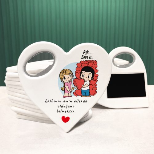 Kalp Açacaklı Magnet 2054 Kalp Açacaklı Magnet 2054 - 14 Şubat Sevgililer Günü Hediyelik Cep Aynası - Otuz9 Reklam