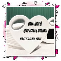 01 -Kalp  Açacak Magnet Tasarla