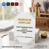 01 - Hediye Kartı Tasarla (11,3 x 15,8 cm )