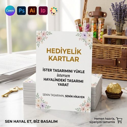 Tasarım Kartlar Hediyelik Kartı Tasarla - Yaren Davetiye